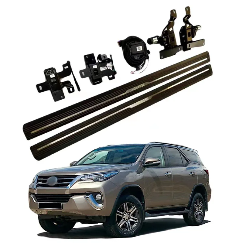 Electric Side Step Waterproof Running Board Automatic Power SUV Foot Pedals For Toyota Fortuner 2016+