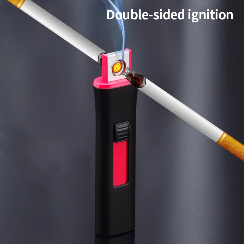 Cheap Plastic Custom Logo Cigarette Electric Usb Rechargeable Lighter