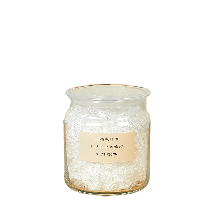 Professional Supplier Yarn Raw Material Triacetate Staple Fiber For Spinning