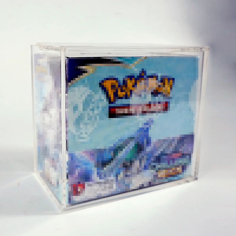 Wholesale Pokemoned Booster Box Acrylic Display case with Magnetic Lid