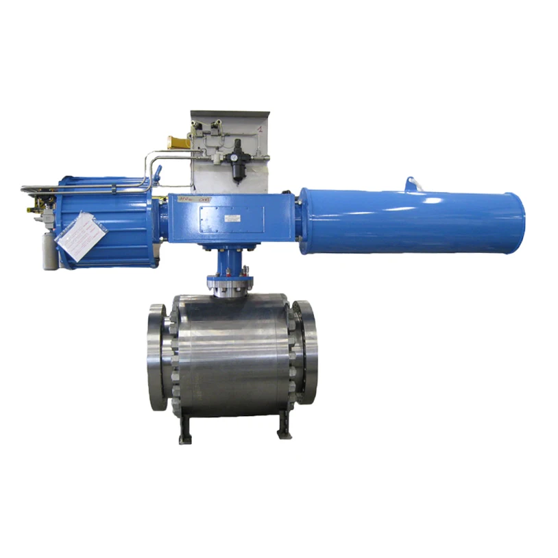 Double Block and Bleed 3PCS API 607 API 6FA Fire Safe Anti Blow-out Stem RB Ball Valve