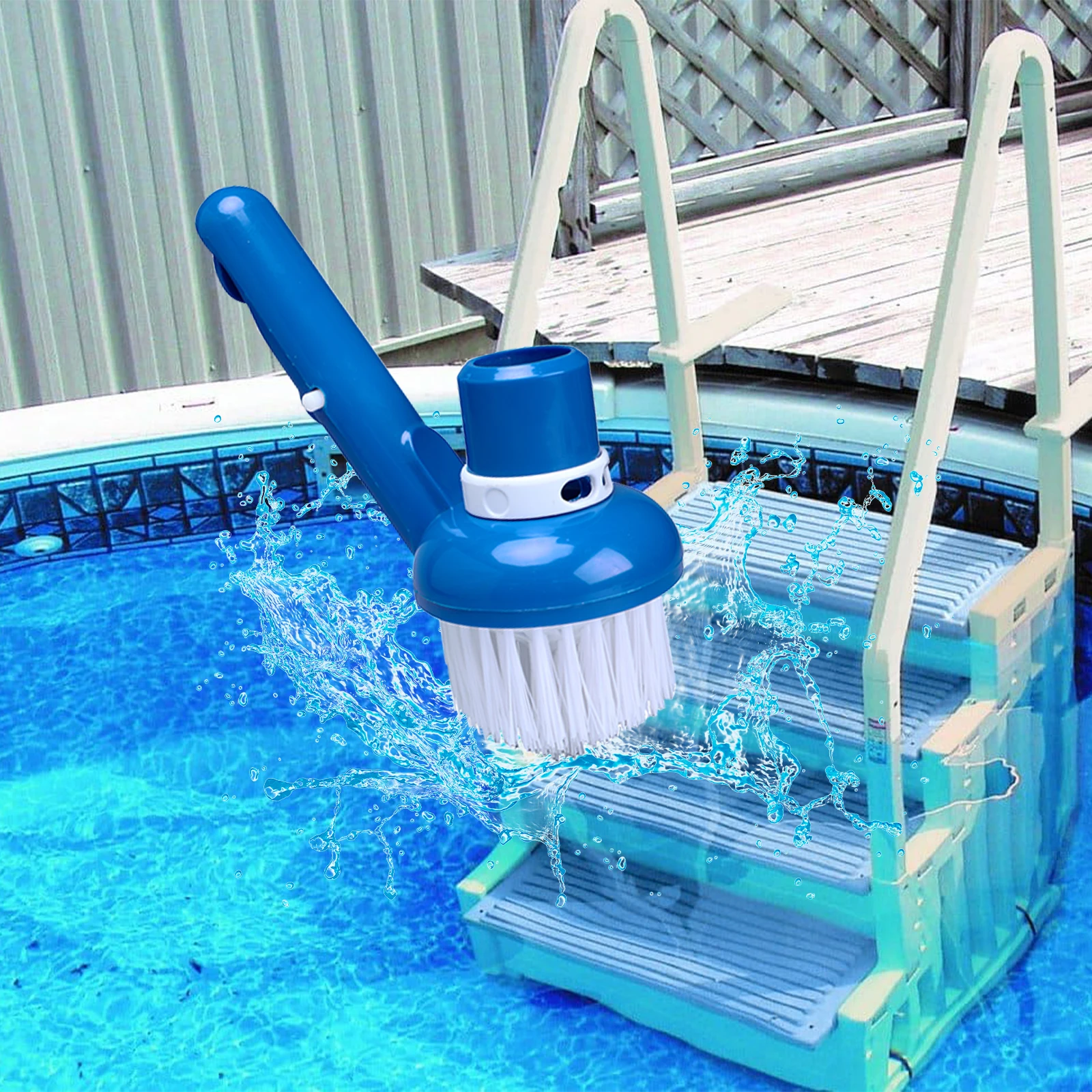 Pool Cue Accessories Corner Vacuum Brush Torrent Brush Above Ground Pool Cleaning Liner Brush