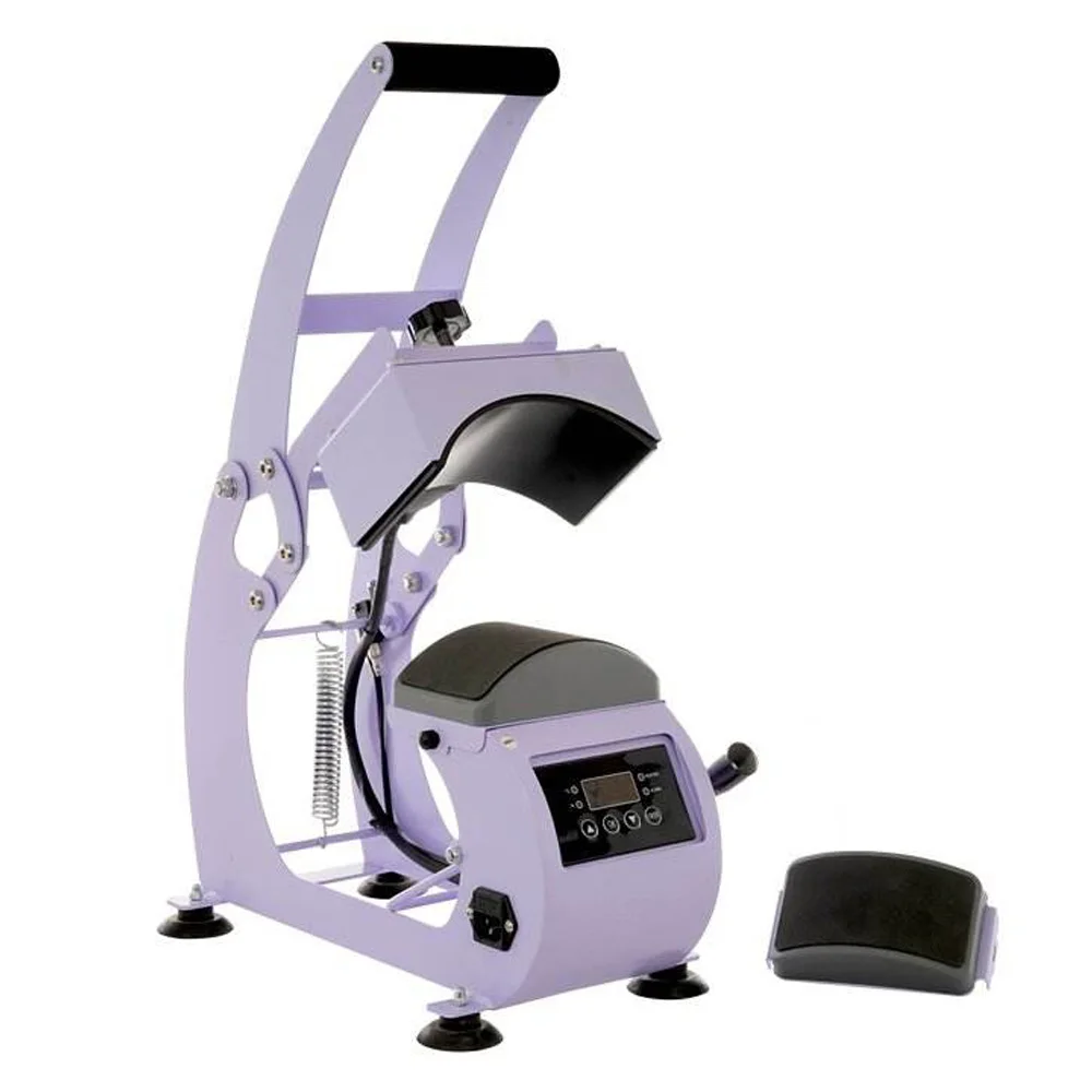 hat heat press machine heat press lower platen with LCD Timer and Temperature sublimation heat press machines
