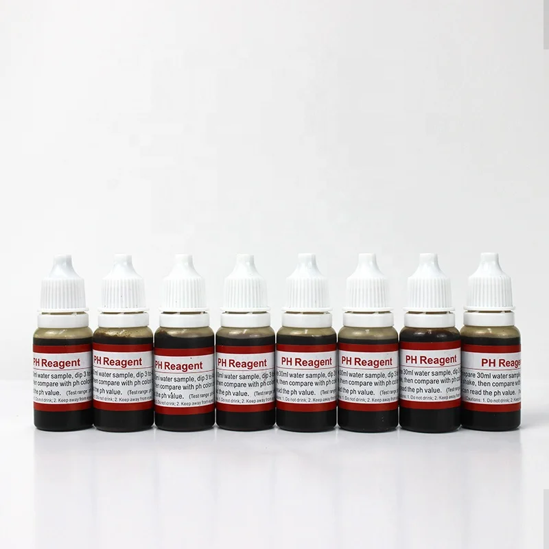 
10 ml water quality test drops of ph reagent/Testing the pH of water purifiers. 