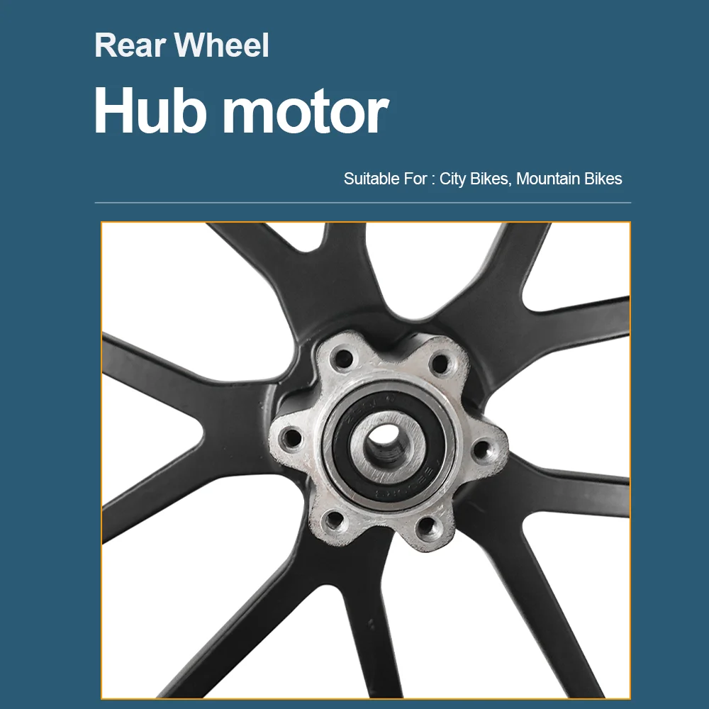 Factory New Arrival Electric Bike Gear Rear Wheel Motor 20inch  48V 250w 1000w Waterproof Brushless Dc Motor