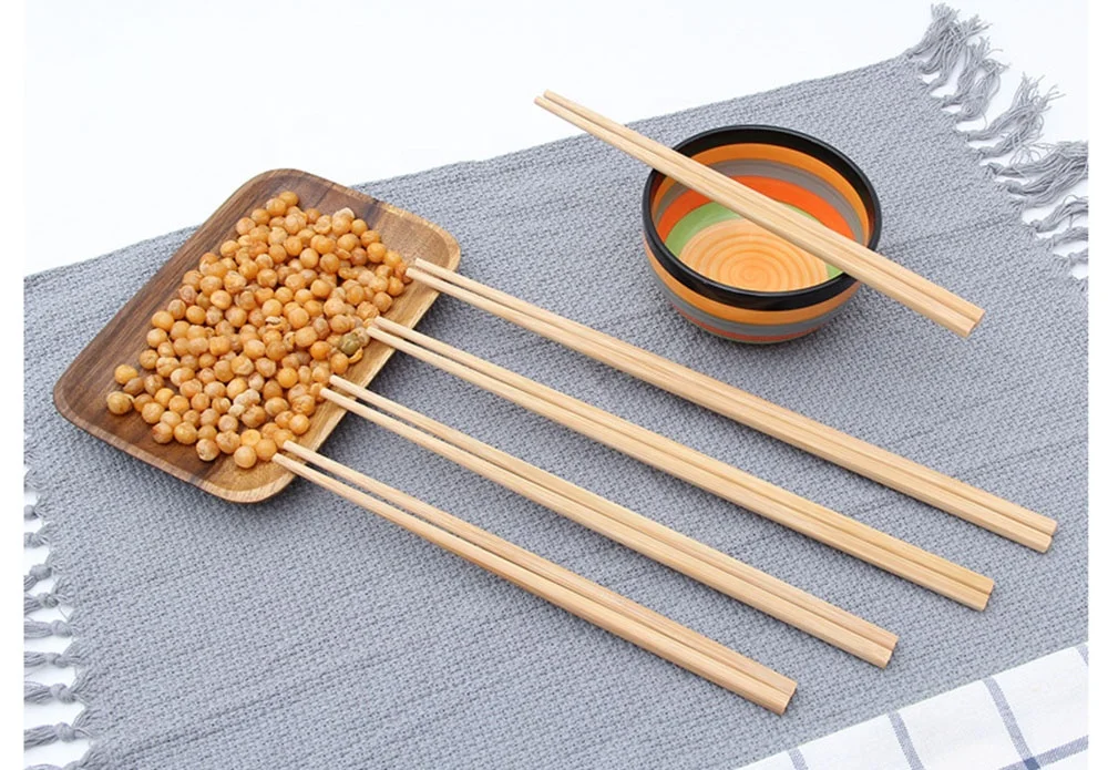custom logo extra long noodle chop stick bamboo kitchen flying chopsticks for cooking