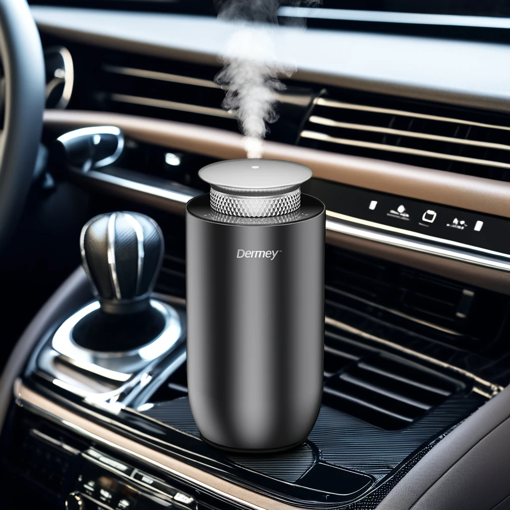 Wholesale Portable USB Rechargeable Car Fragrance Scent Machine Long Life Battery Air Cleaner Essential Diffuser Aroma Diffusers
