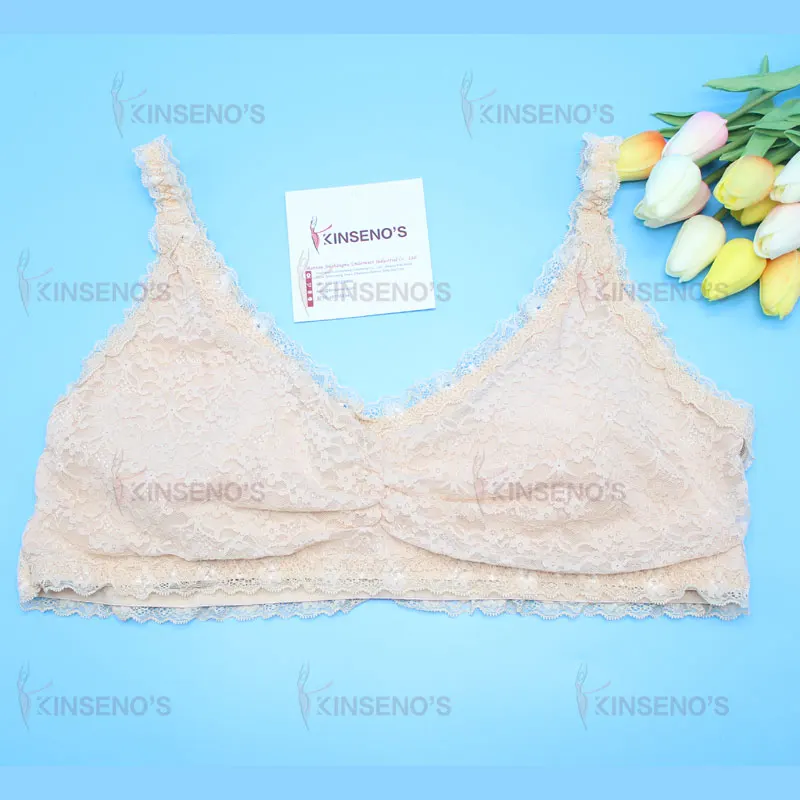 High Support Breathable Backless Full Coverage Thin Straps Deep V Bra For Cute Ladies