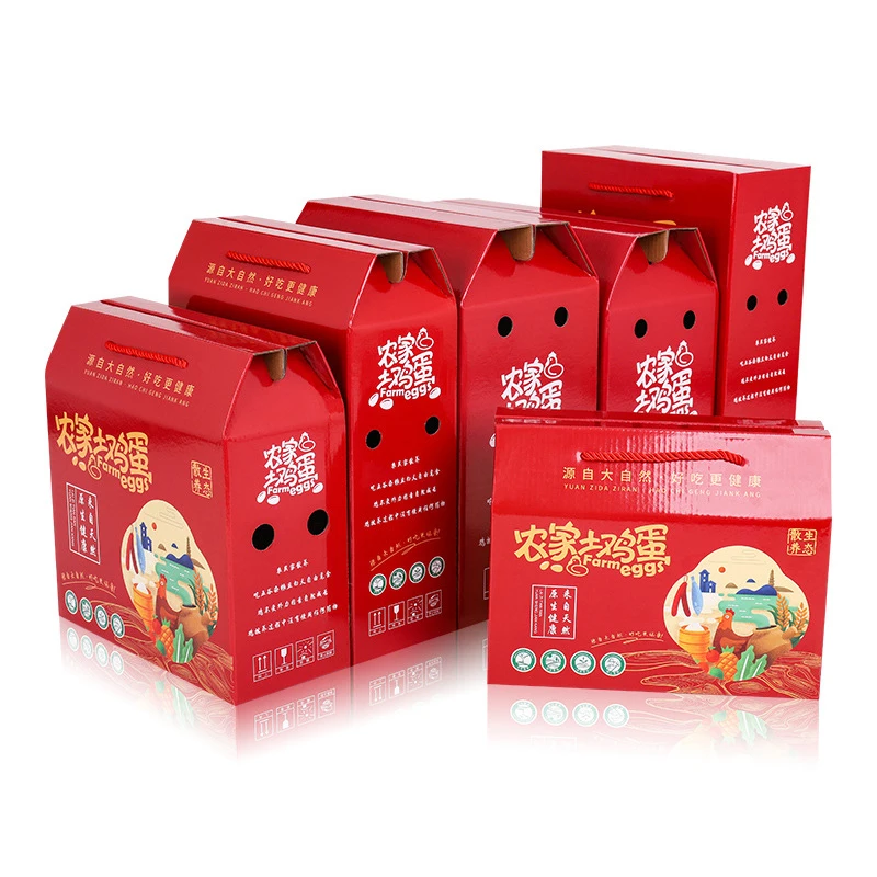 Packing Gift Cajas De Carton with Vent Empty Bulk Chicken Egg Packaging Box Custom Recycled Paper for Business K=K Carton