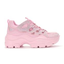 ADOR New Material Fashion Trend for White Women Chunky Shoes High Quality Walking Style With Factory Price