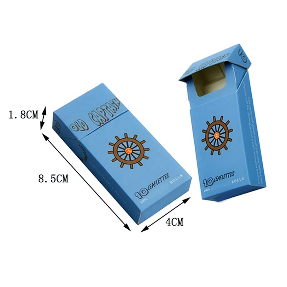 20 Pack cigarette packaging custom luxury pre roll case empty cigarette boxes