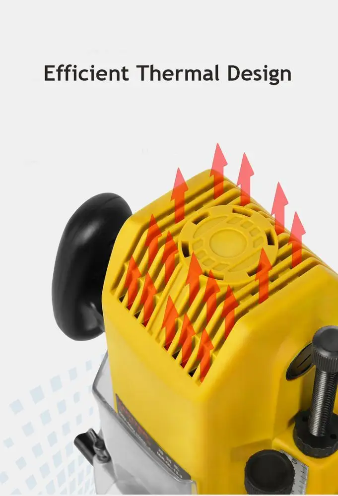 Многофункциональный Электрический деревообрабатывающий ручной фрезерный станок LIVTER для гравировки древесины, обрезки, фрезерования, сверления