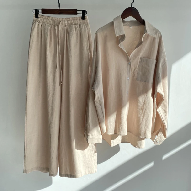 2024 New Products Classic Pajamas Pjs Pyjamas Linen Pajamas Set Loungewear Women Sets