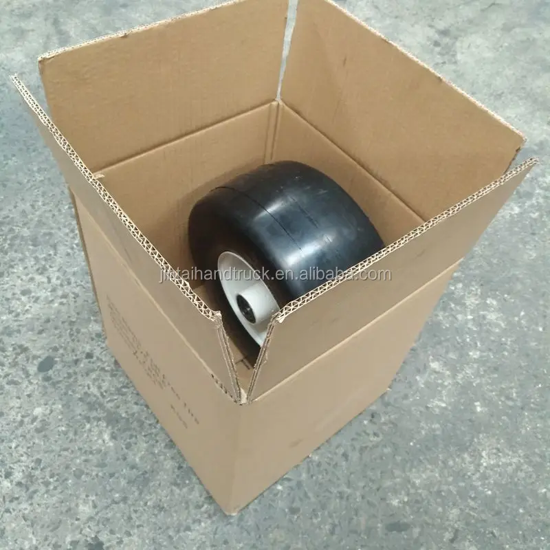 13x6.50-6 semi pneumatic tire slick rubber wheel smooth pattern tire 13x650-6