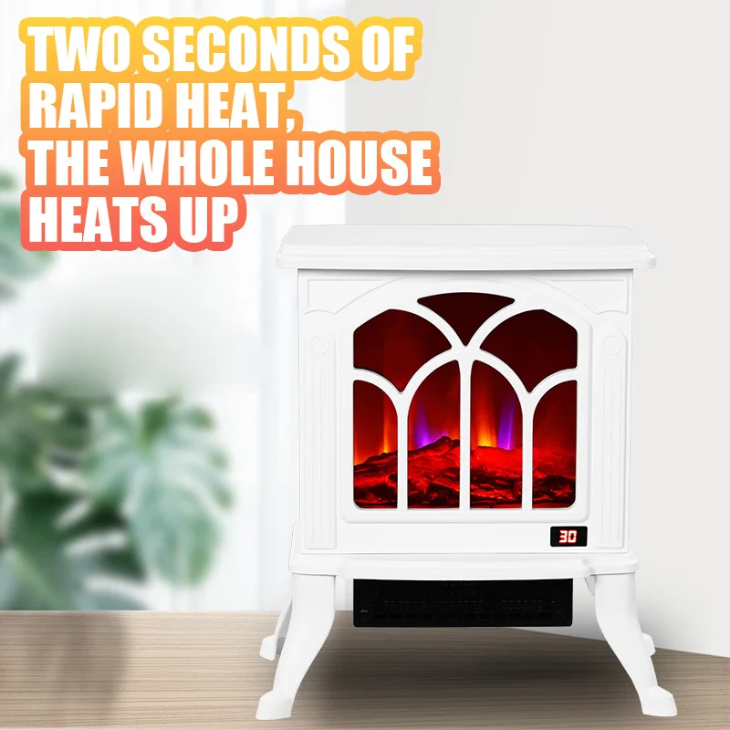 Low Consumption Solar Heater for Room Electric Heating Infrared Portable Electric Fireplace Space Heaters for Room Wholesale