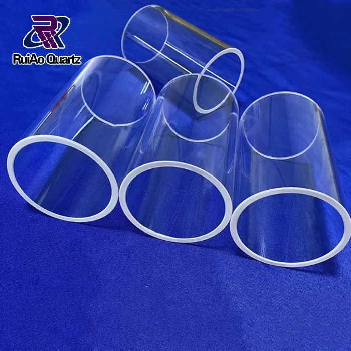 Высокочистая Плавленая кварцевая трубка для высокотемпературной печи