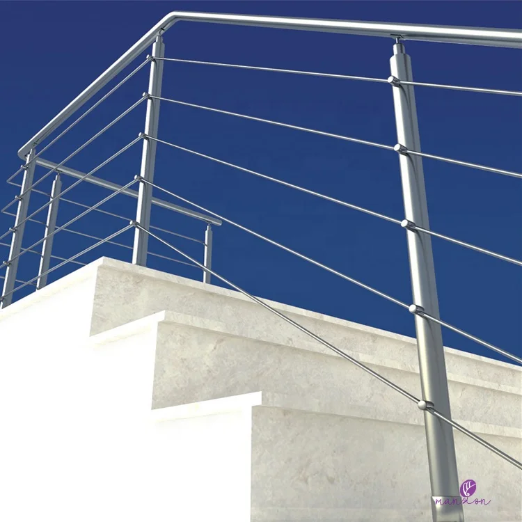 
Elegant Stainless Steel Rod Balustrade for Stair Balcony 