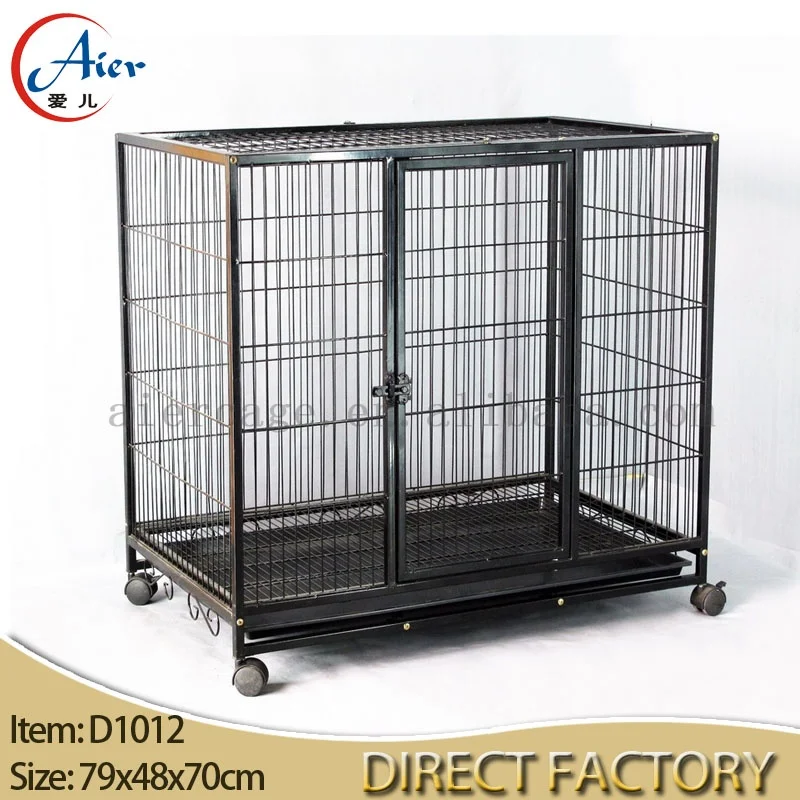 Outdoor large dog cages metal kennels stainless steel dog cage