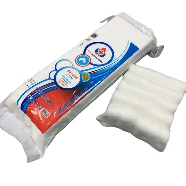 Впитывающий хлопок зигзаг, 100% хлопчатобумажная шерсть, 500 г