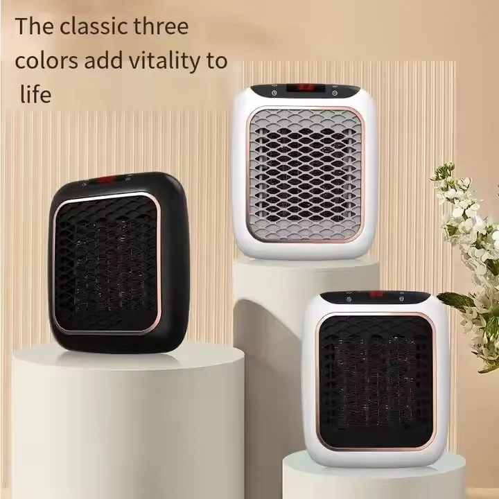 Square type wall mounted energy-saving small heater, high-speed hot air fan, remote control intelligent heater