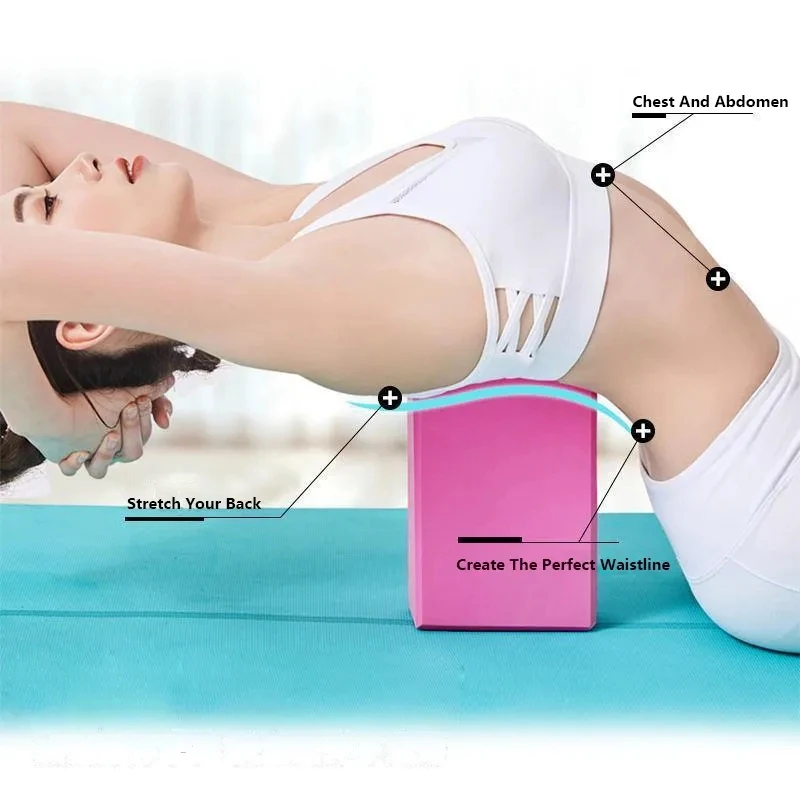 High Quality Customized Yoga Brick Accessories Foam Yoga Block Exercise Gym Foam Workout Stretching