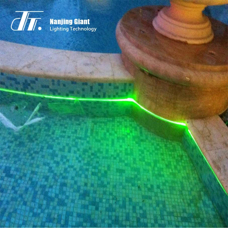 Side Glow Fibre Optic Light Edge Lighting Fiber Optic Pool Lighting Kit
