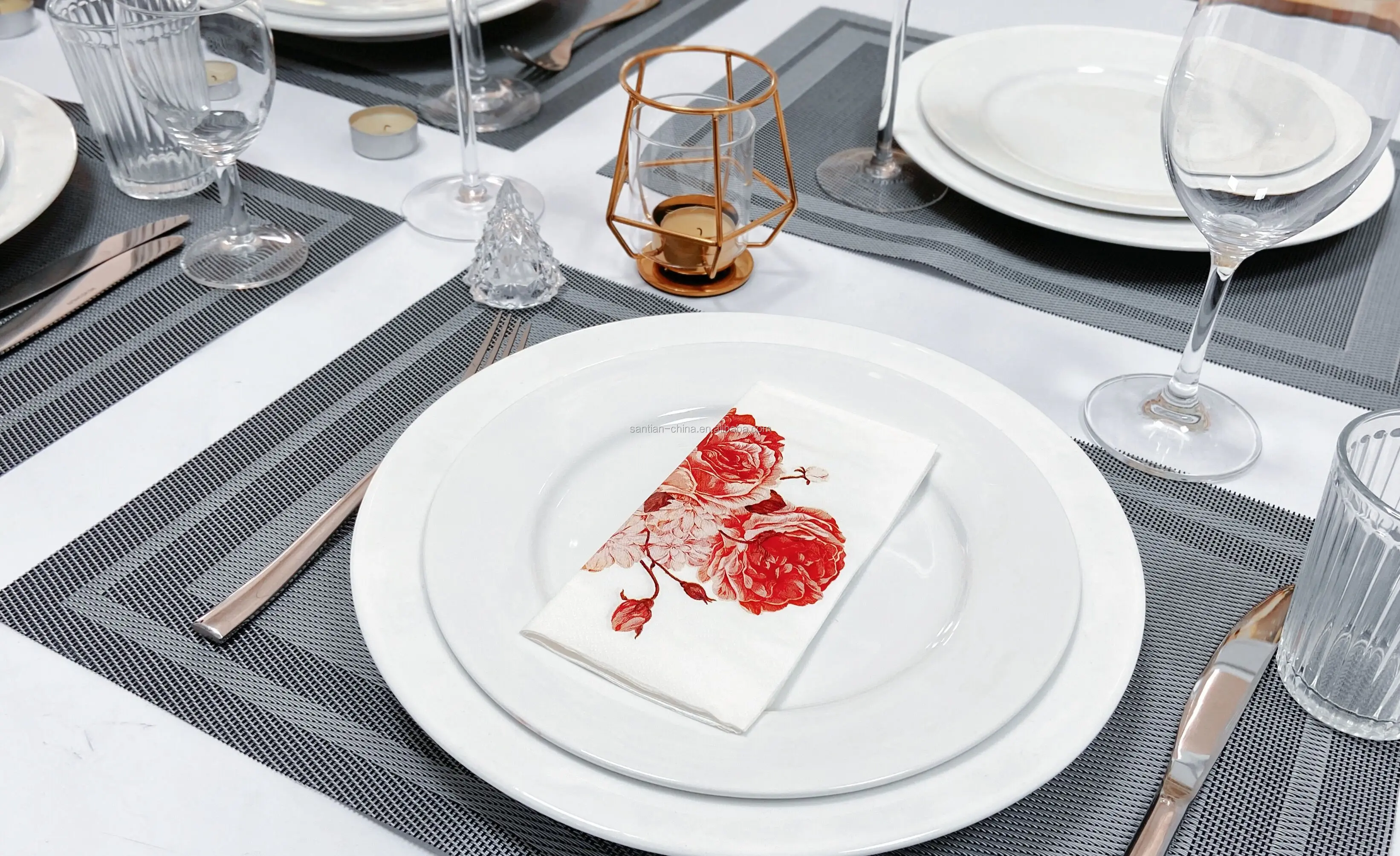 33X33Cm Roses Paper Napkins For Decoupage, Decoupage Napkins