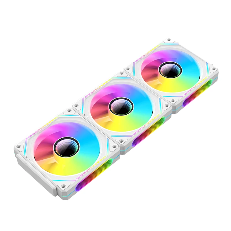 Alseye Mirror Pro Max Gaming PC case cooling fans 120mm ARGB Fan kits cable-free interlocking fans