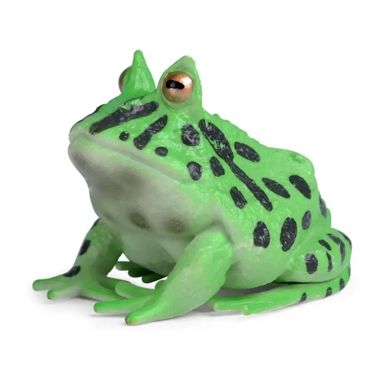 yxs children cognitive simulation solid animal model tree bull horn  toad toy