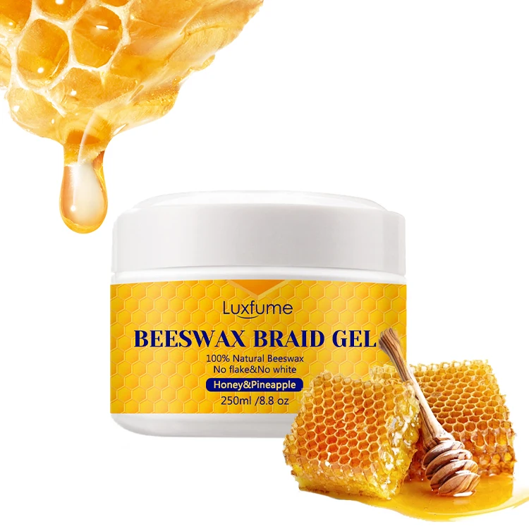 Пчелиный воск Плетеный гель для экстремального удержания Блестящий Блеск джема оплетка формовочный Loc скручивания аккуратный укладки