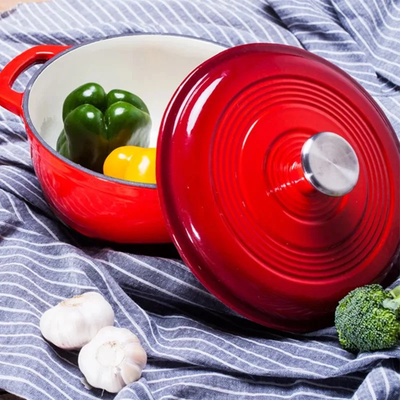 cast iron enamel dutch oven