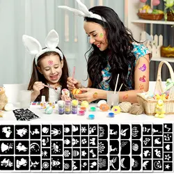 VeganGlitter Tattoo Kits for Girls Unique Professional Glitter Tattoos Kids and Adults Temporary Tattoo Set