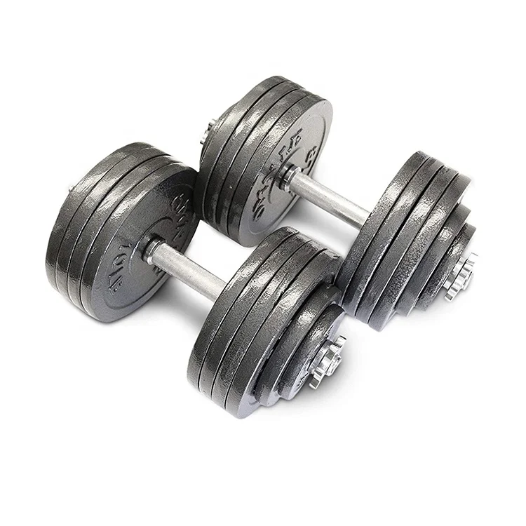 Home Fitness Top Quality Free Weight 40 Kg Dumbbell Set Adjustable