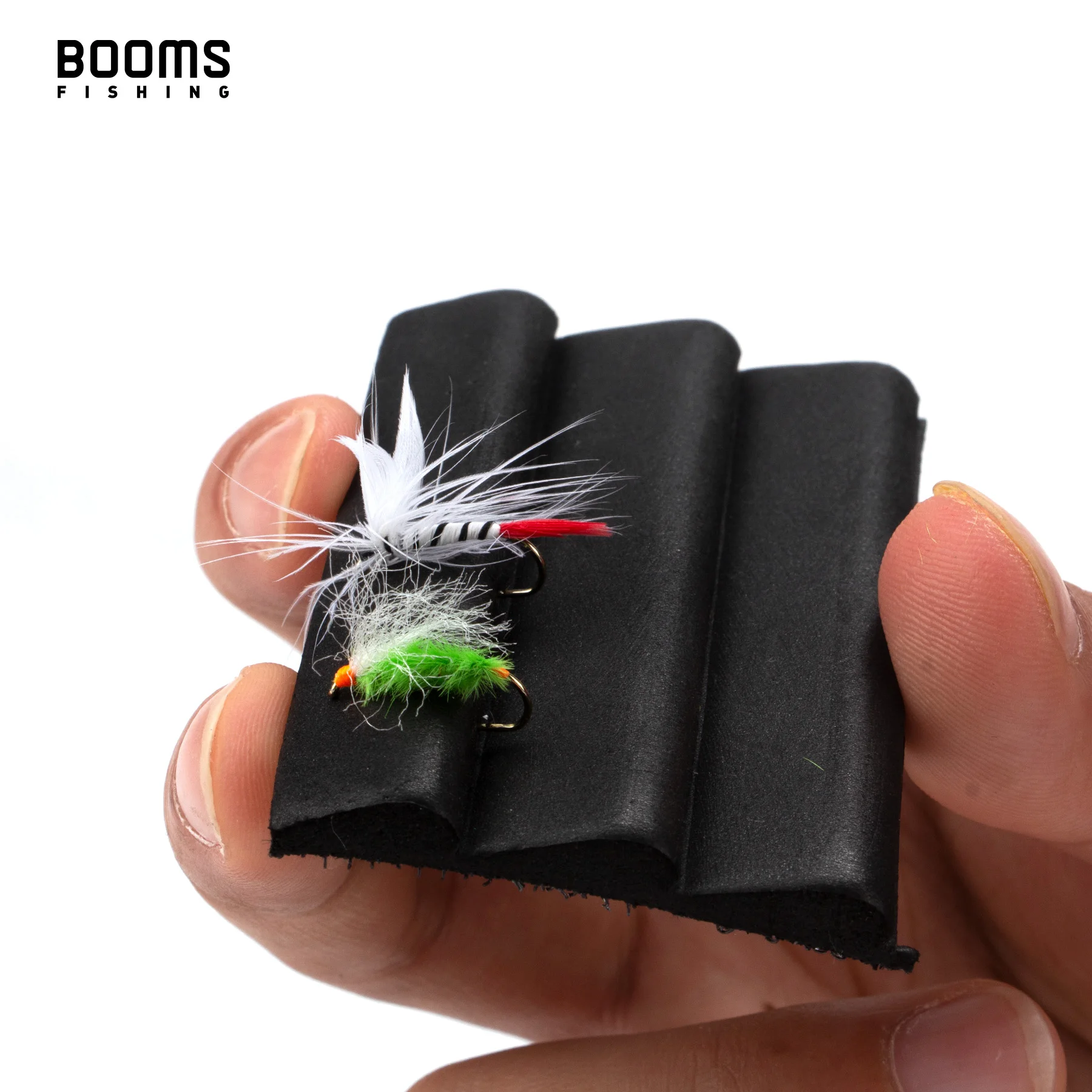 Fly Streamers Foam Drying Patch Ripple Foam EVA Breastplate with Hook Loop Sticker Back Fly Hook Keeper Fishing Accessories