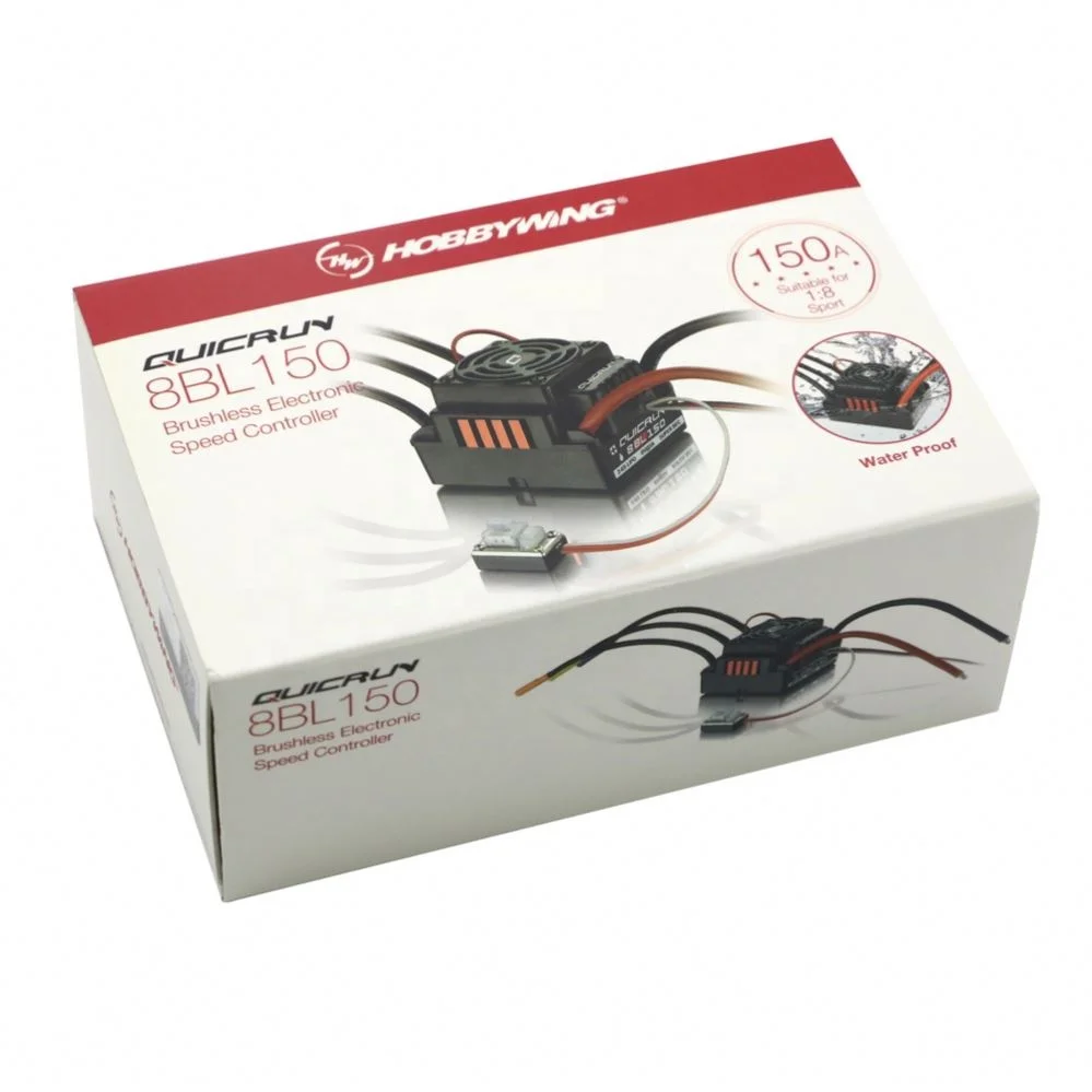 Hobbywing Quicrun 8BL150 Brushless Waterproof Sensorless 150A ESC Rock Crawler for 1/8 Rc Car