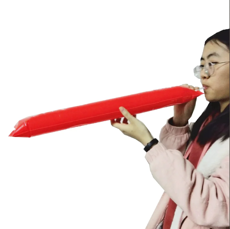 
Self Inflating Star Football Fans Hand Print Thunder Stick 