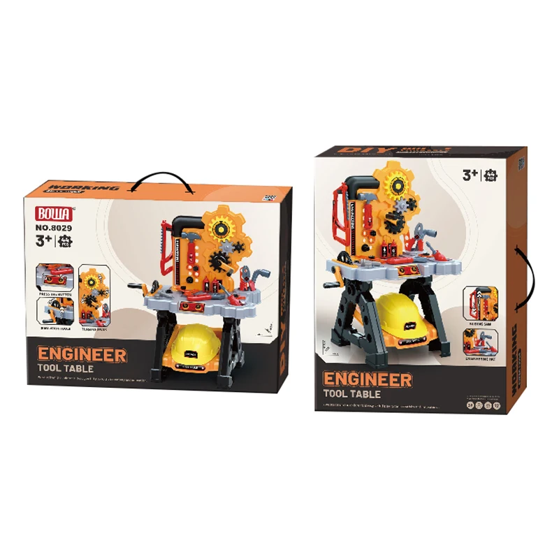 2023 New Plastic Construction Workbench Play Tool Toy For Kids