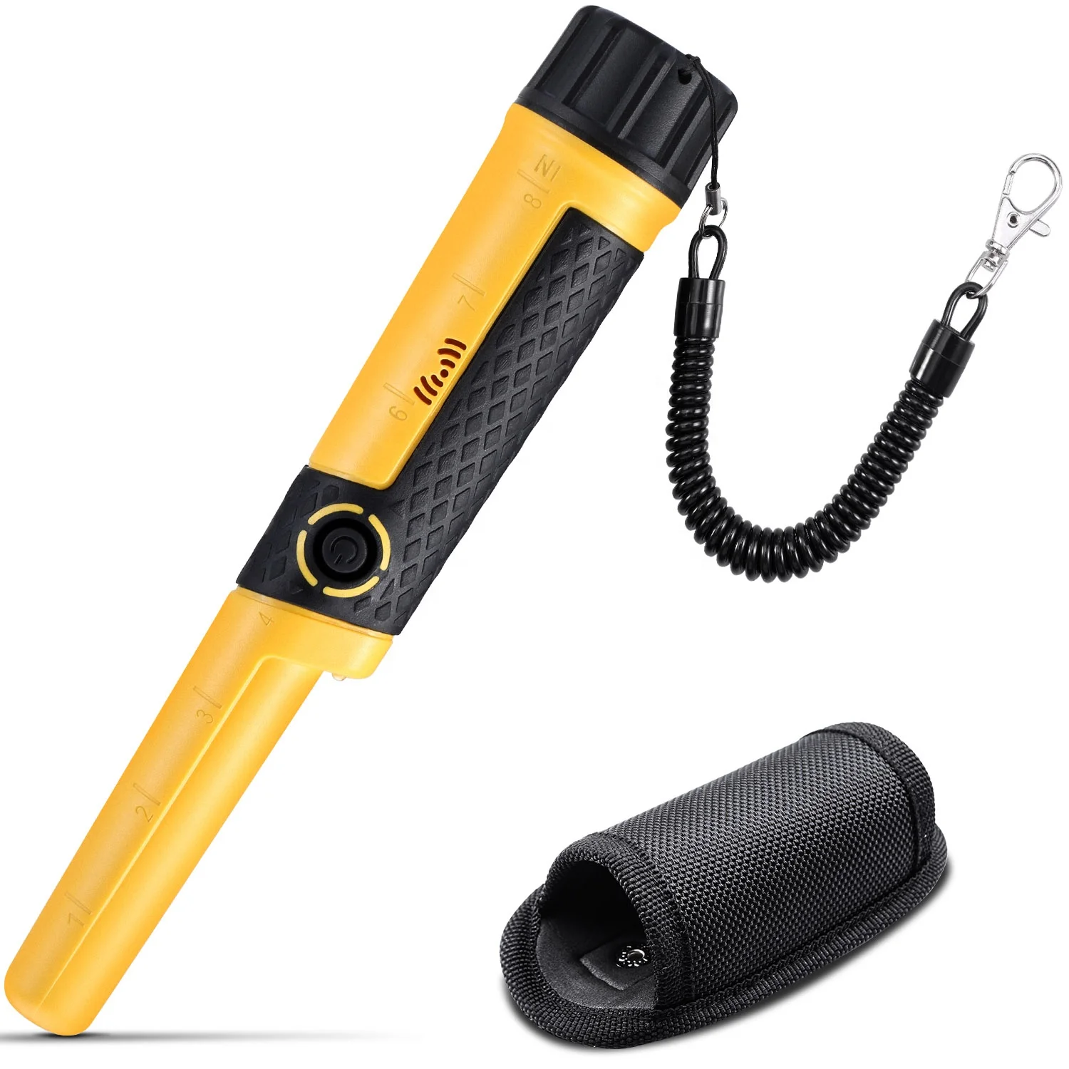 IP68 Waterproof Metal Detector Pinpointer Fully Waterproof Pin Pointer Metal Detector Wand Up to 60 Feet Underwater