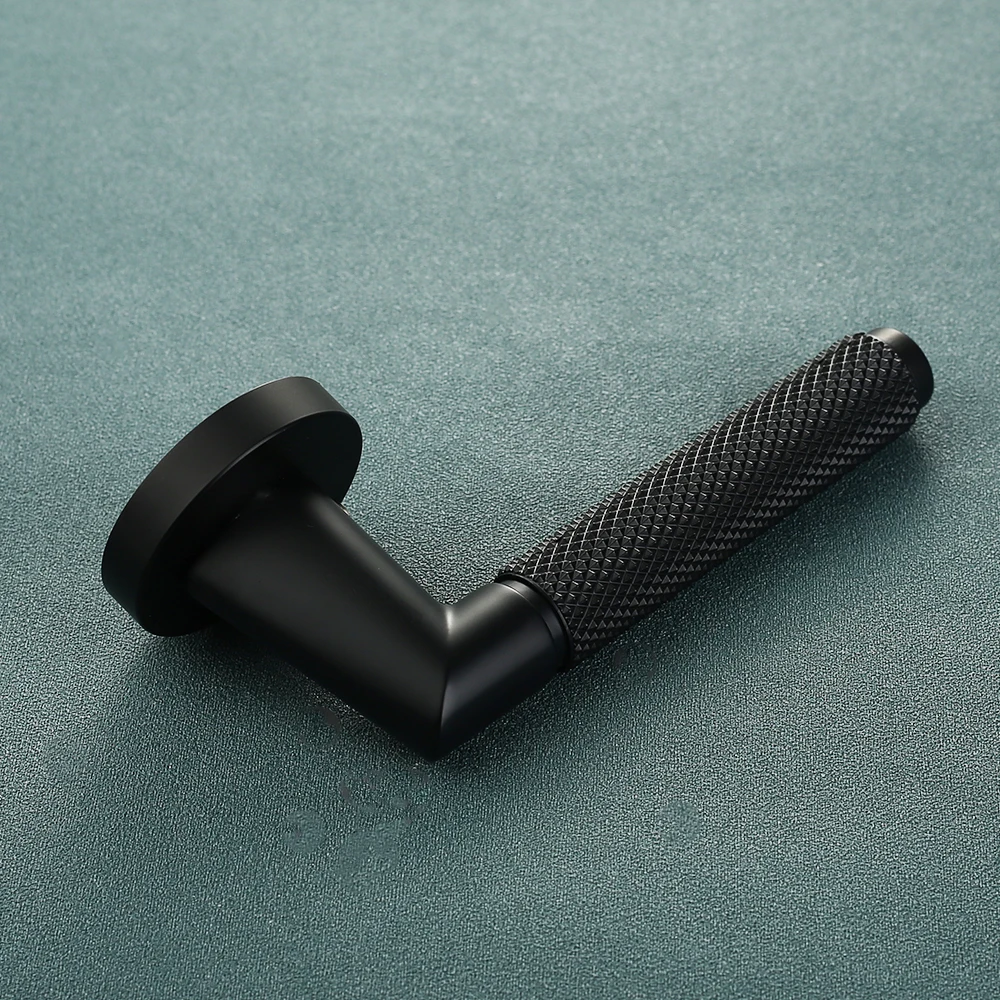 Filta Gold Door Handle Luxury Knurled  Interior Door Lever Handle