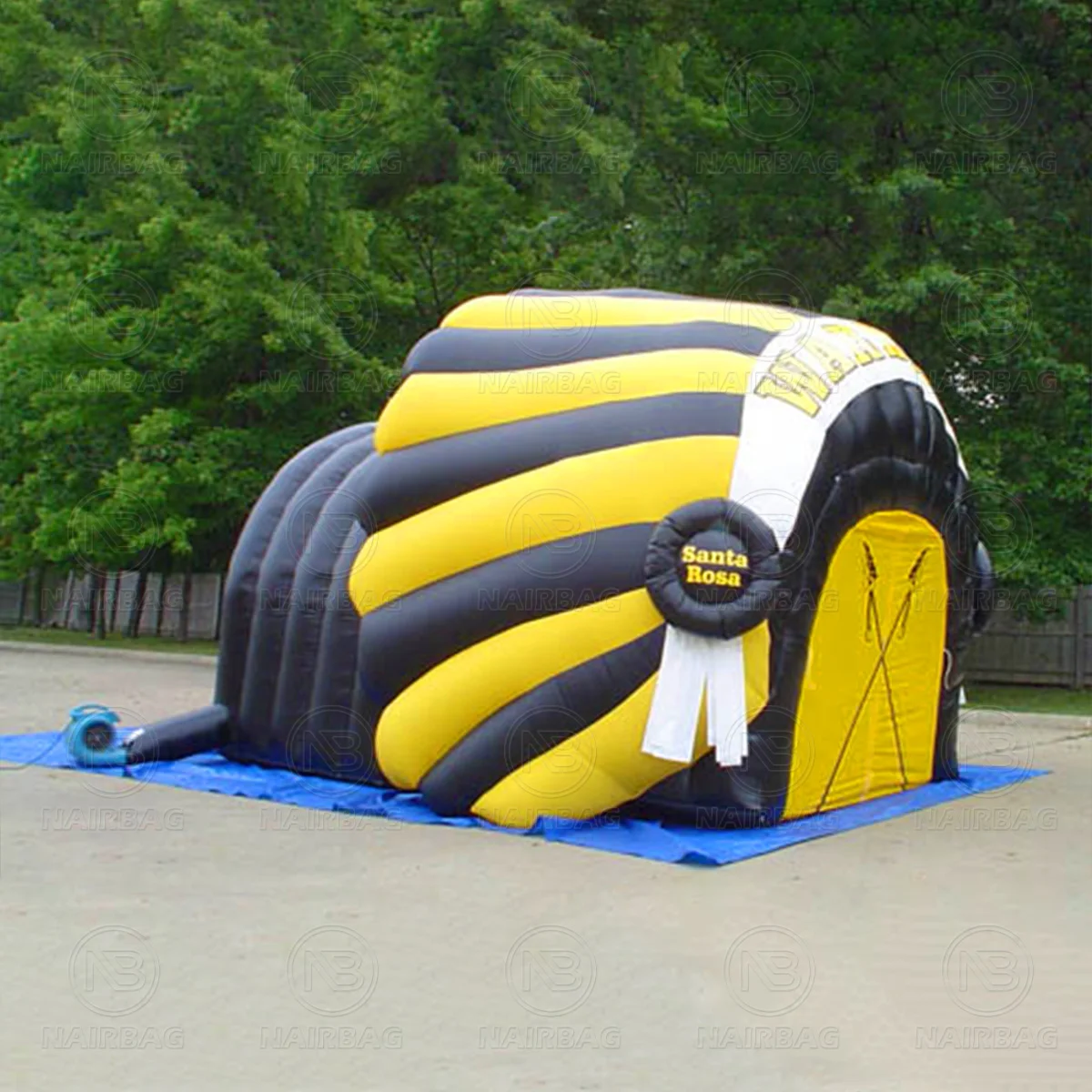 Inflatable Head Tunnels Tent Outdoor Advertising Football Sports Blow Up Team Mascot Tunnels For Sale