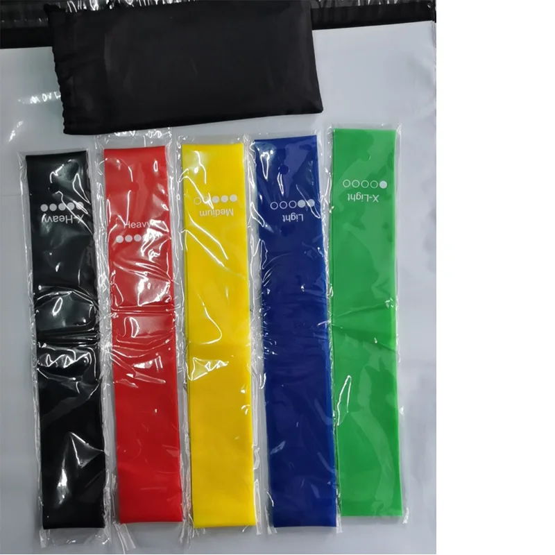 Latex Resistance Loop Band Set for Home Workout Gym Mini Exercise Bands for Legs Butt Fitness Bands for Women Men