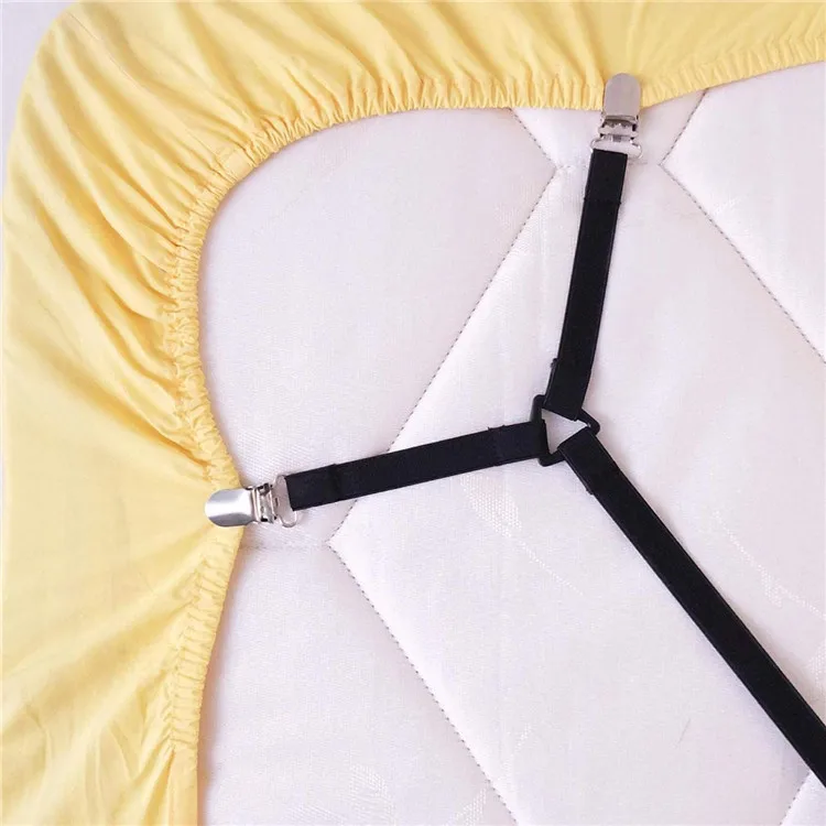 Factory Wholesale Elastic Band Mattress Bed Sheet Keeper Straps Bed Sheet Holder Fasteners Grippers Clip