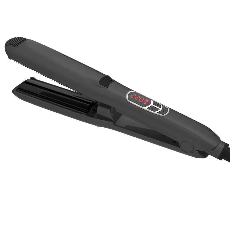 3D Floating plates titanium  ceramic Steam Hair Straightener