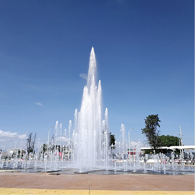 Mexico Musical Water Curtain Cascading Dry Deck Fountain Dancing with Factory Price Nozzle