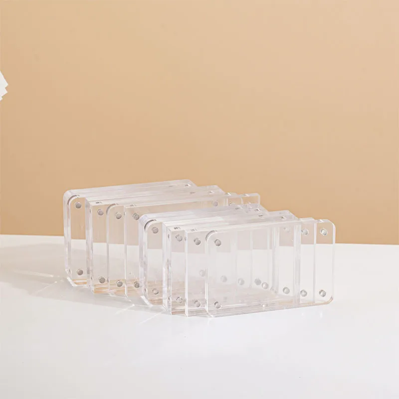 Wholesale clear acrylic frame photo frame acrylic picture frame 4x6 customizable size