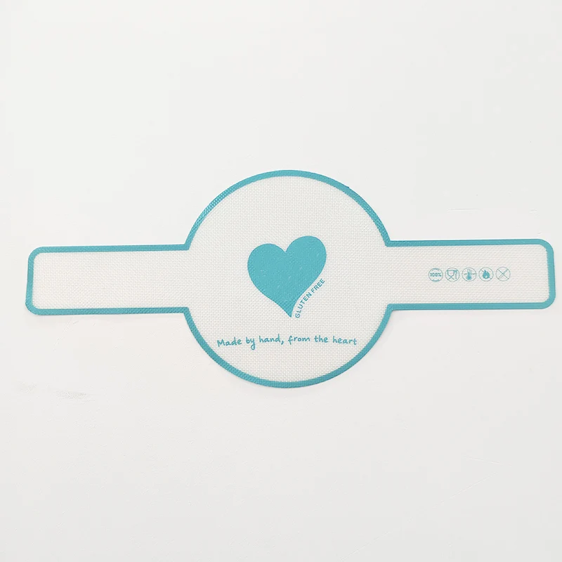 High temperature resistant and easy to clean kneading mat Silicone baking mat Bread mat with handle