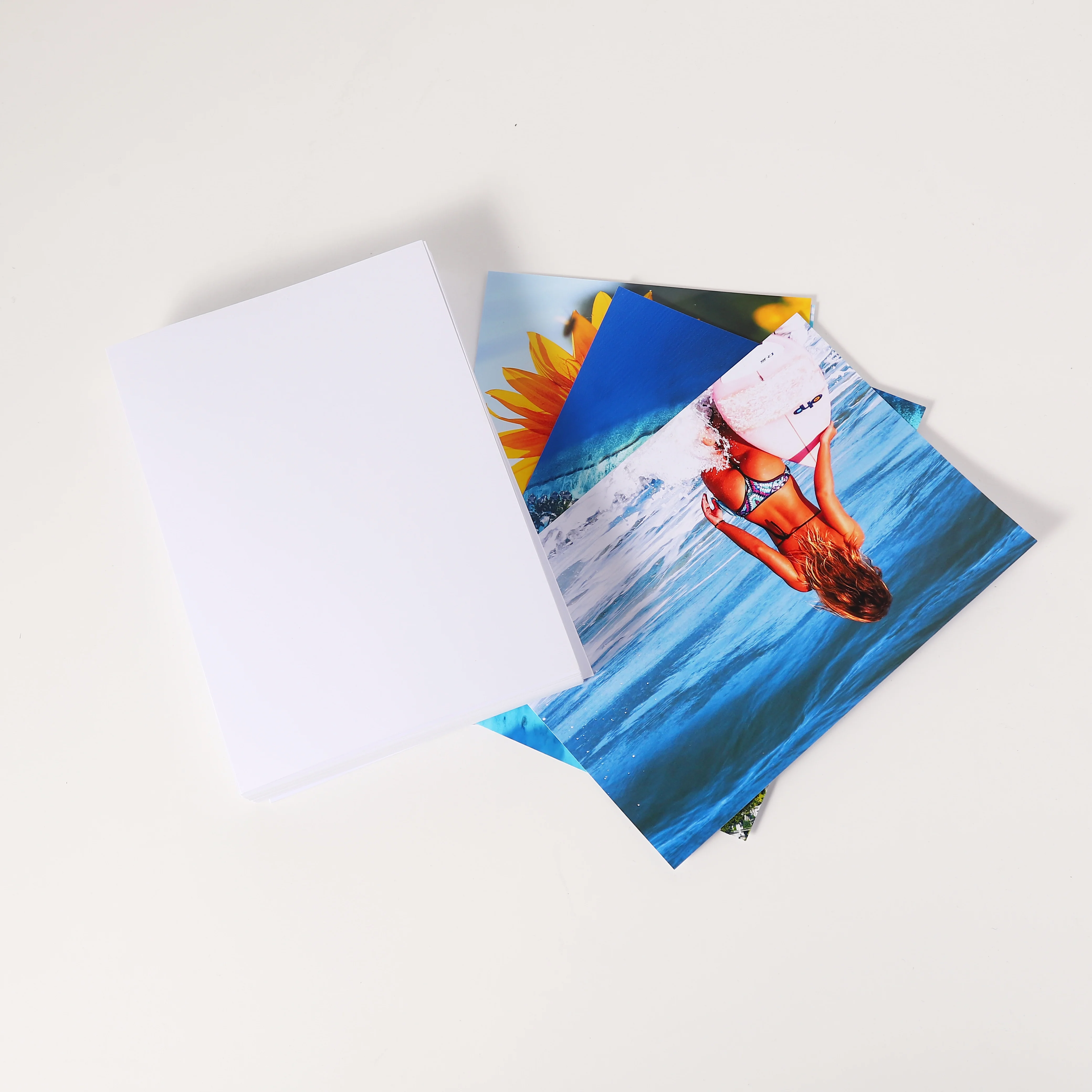 Single Side High Glossy Photo Paper for Inkjet Printer 5R 5x7 Inch 200G 100Sbeets/Package