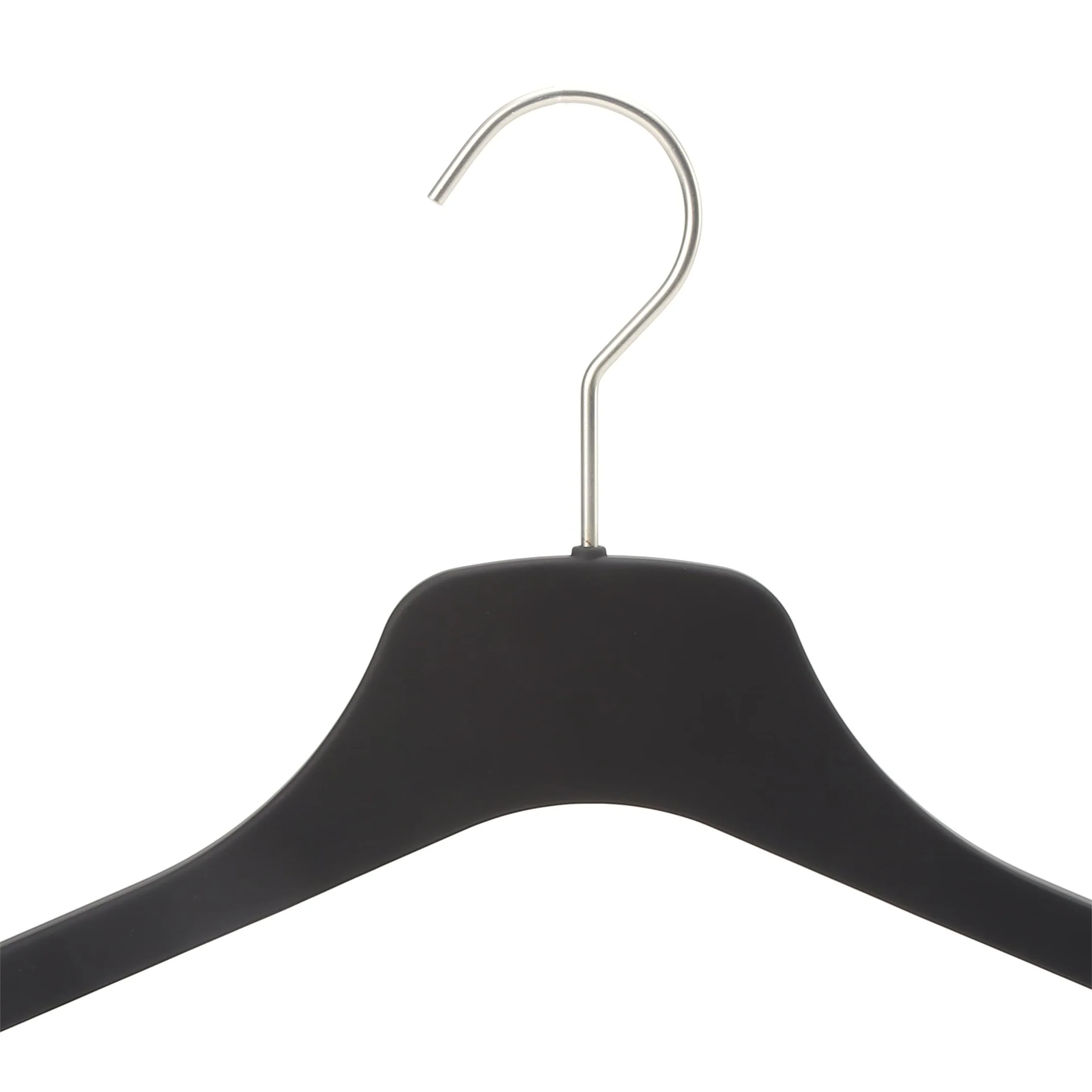 Luxury Wedding Dress Coat Hangers Adult custom for Clothing Stores Hanger Plastic Black Hangers