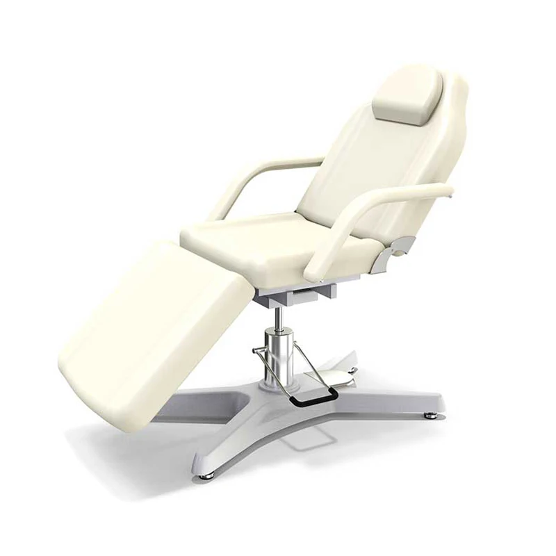 IKB- 10 Gas Spring Adjustment, X-shaped Base, Foldable Packaging Mechanical Beauty Table Massage Table