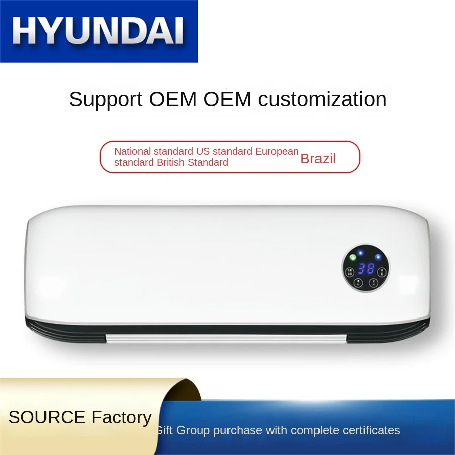 2022 New Smart Wall Mounted Home Office Heaters Ceramic PTC infrared Electronic Fan Heater For Winter Science With Touch Screen